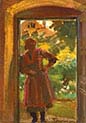 Woman Standing in a Doorway 